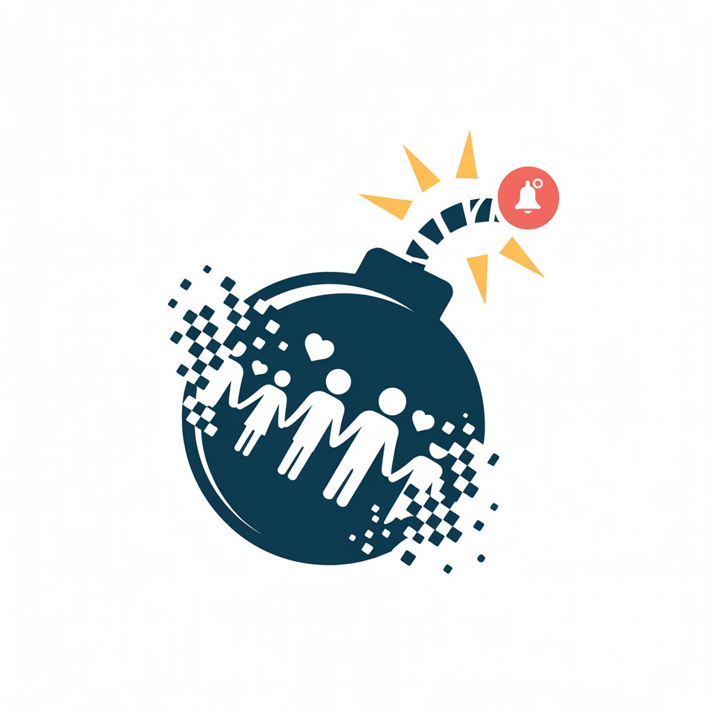 Digital Life Bomb — visual of a phone scam threat